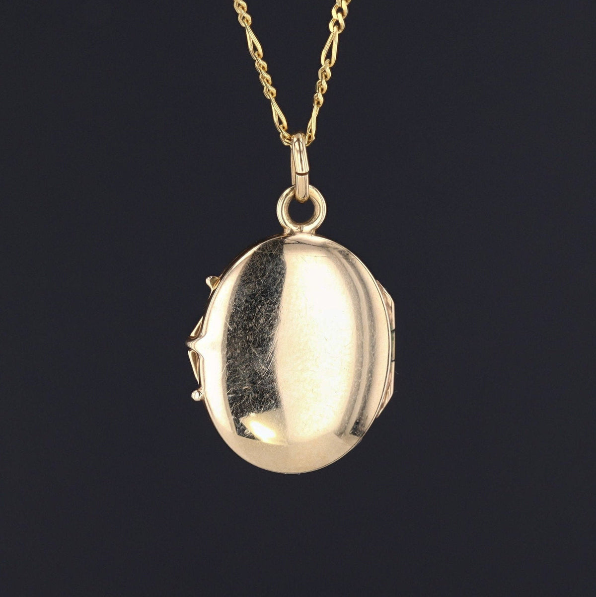 Antique Spider Locket | 14k Gold Spider Locket on Optional 14k Gold Chain - Trademark Antiques