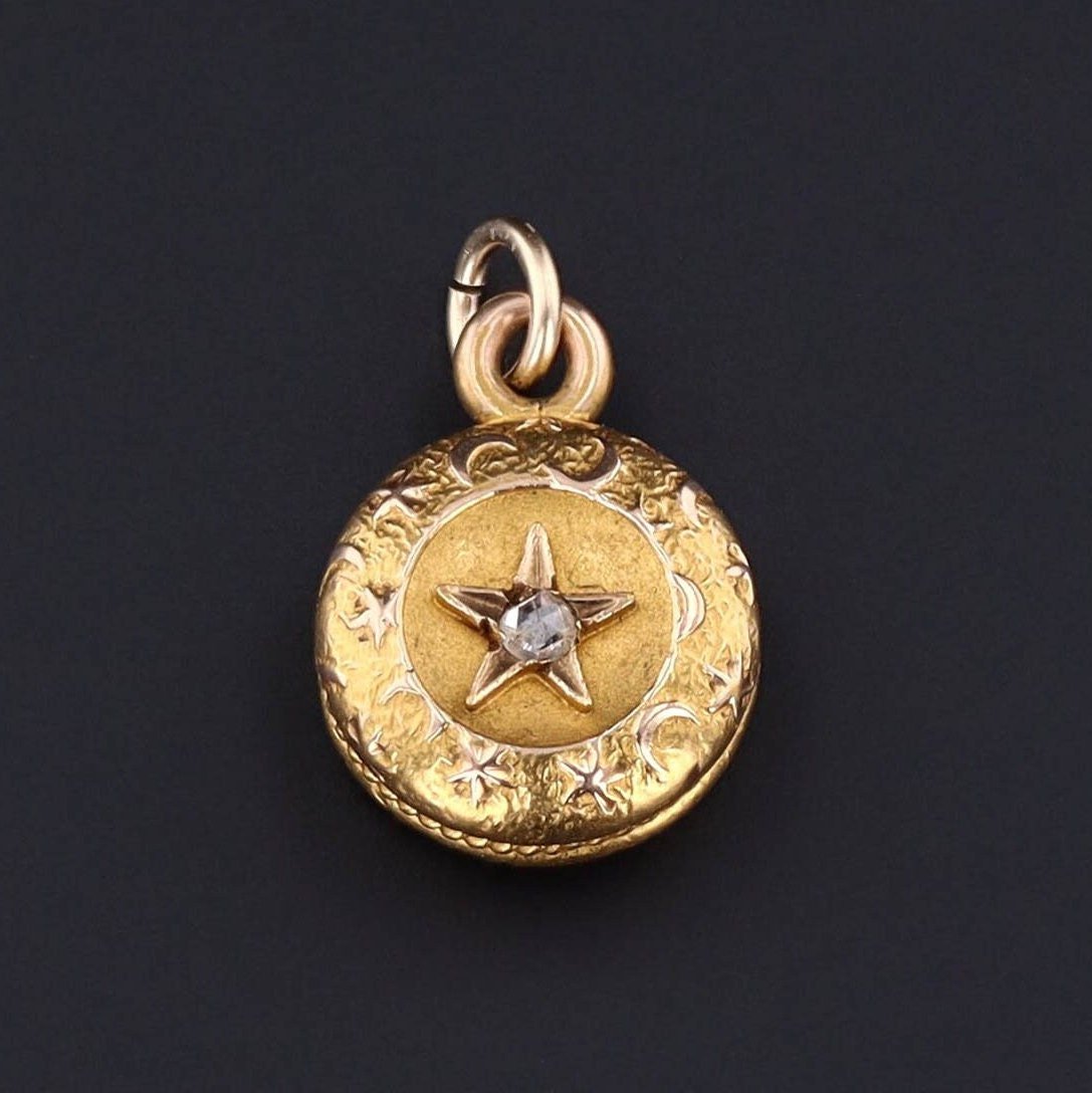 Antique Star Charm | Celestial Charm - Trademark Antiques