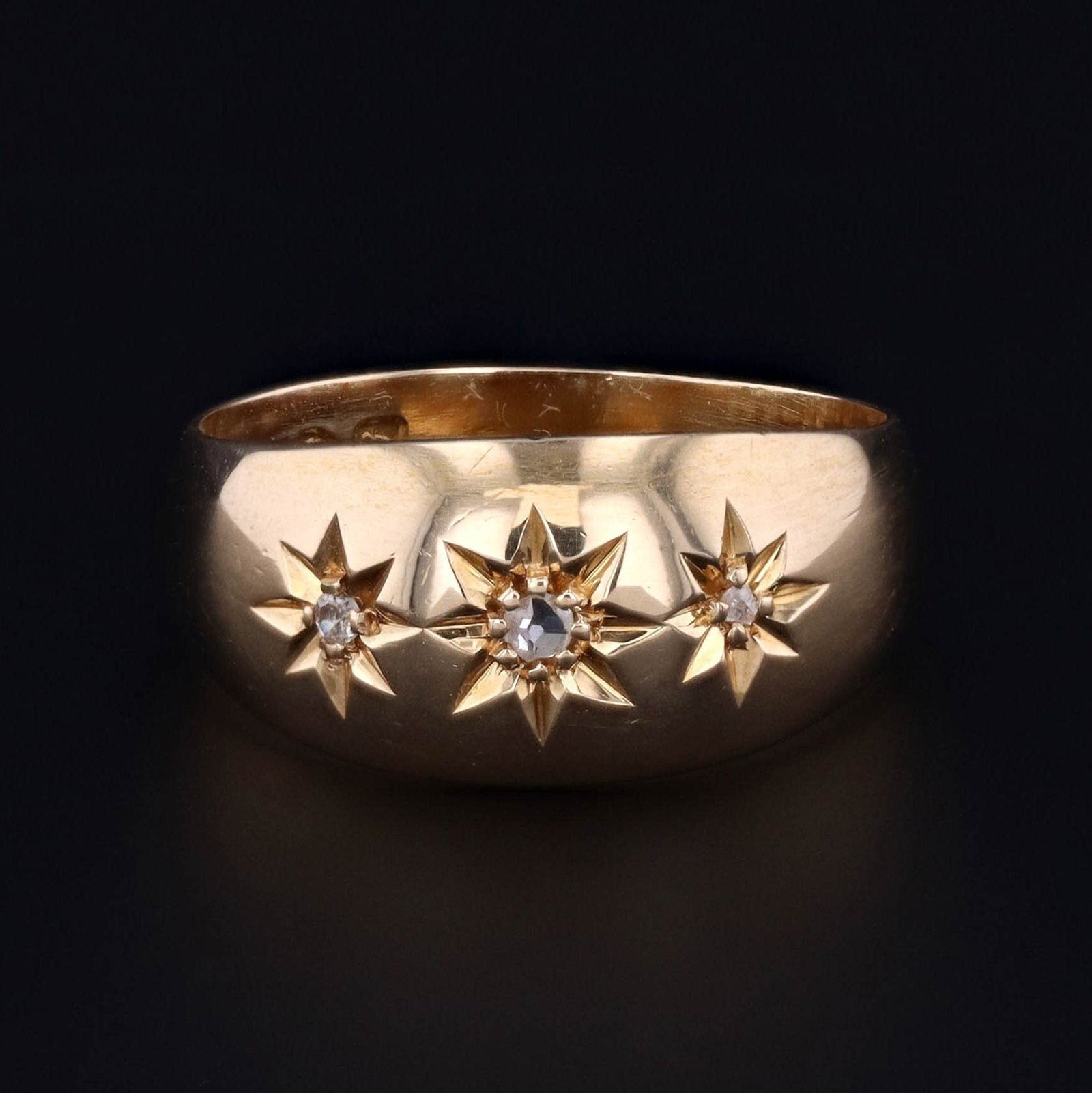 Antique Star Diamond Ring | Antique Diamond Ring - Trademark Antiques