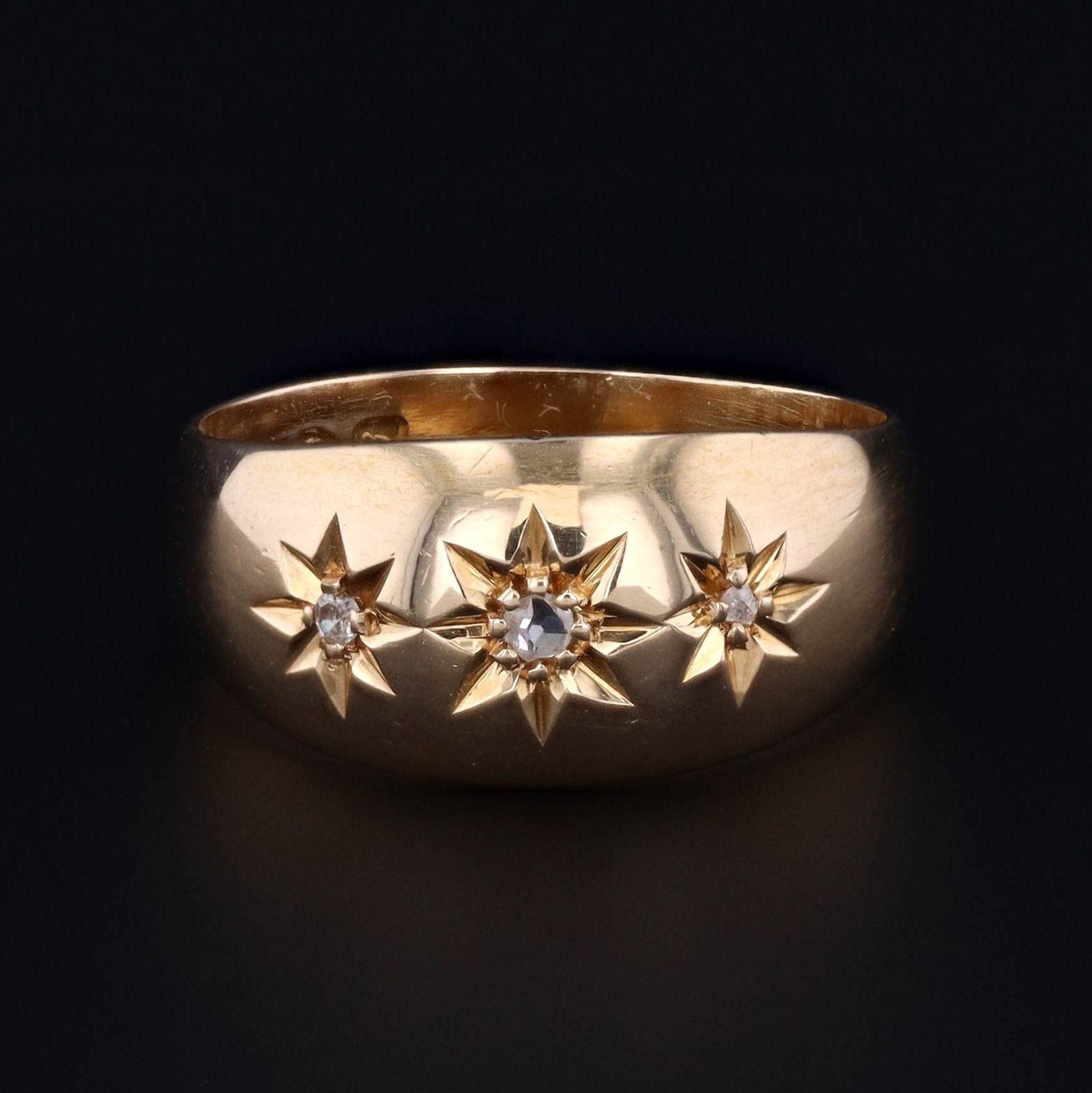 Antique Star Diamond Ring | Antique Diamond Ring - Trademark Antiques