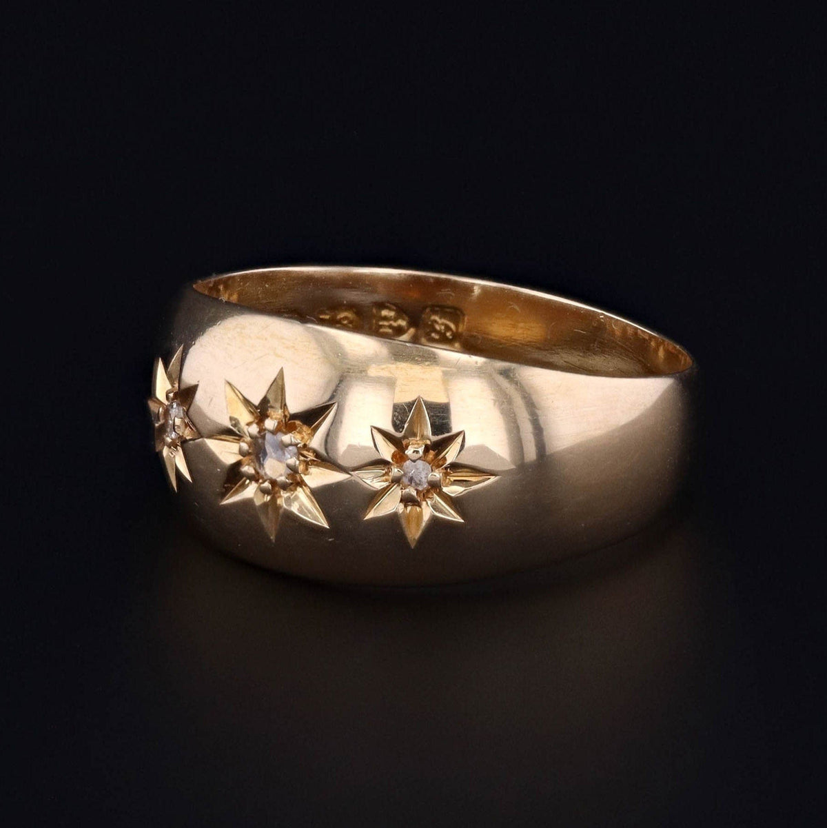 Antique Star Diamond Ring | Antique Diamond Ring - Trademark Antiques