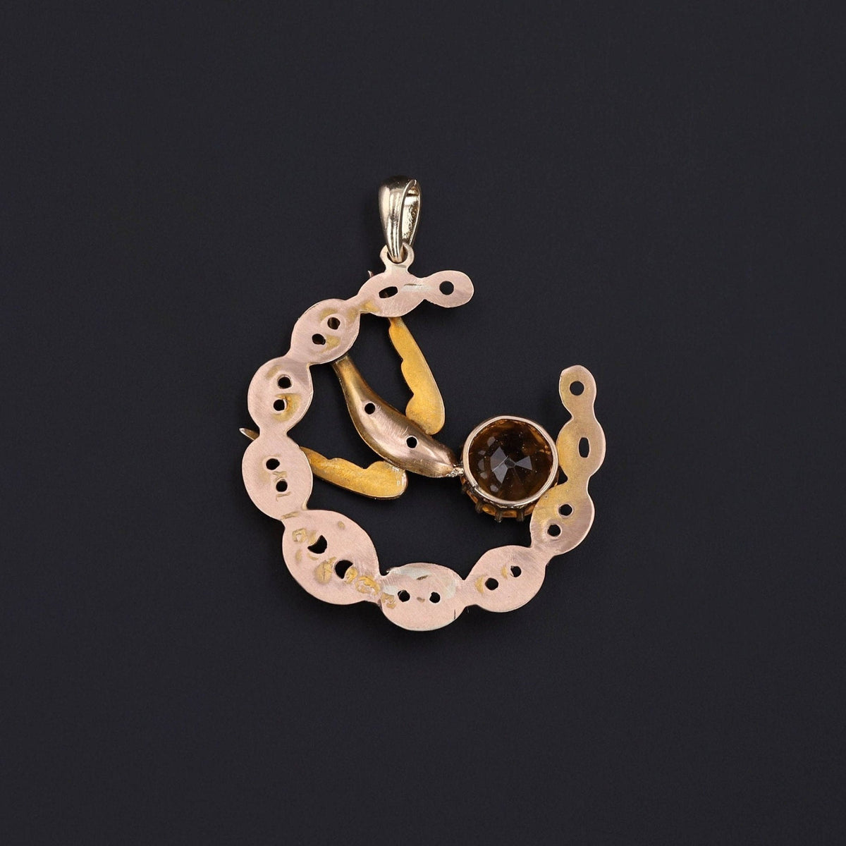 Antique Swallow Conversion Pendant of 9ct Gold - Trademark Antiques