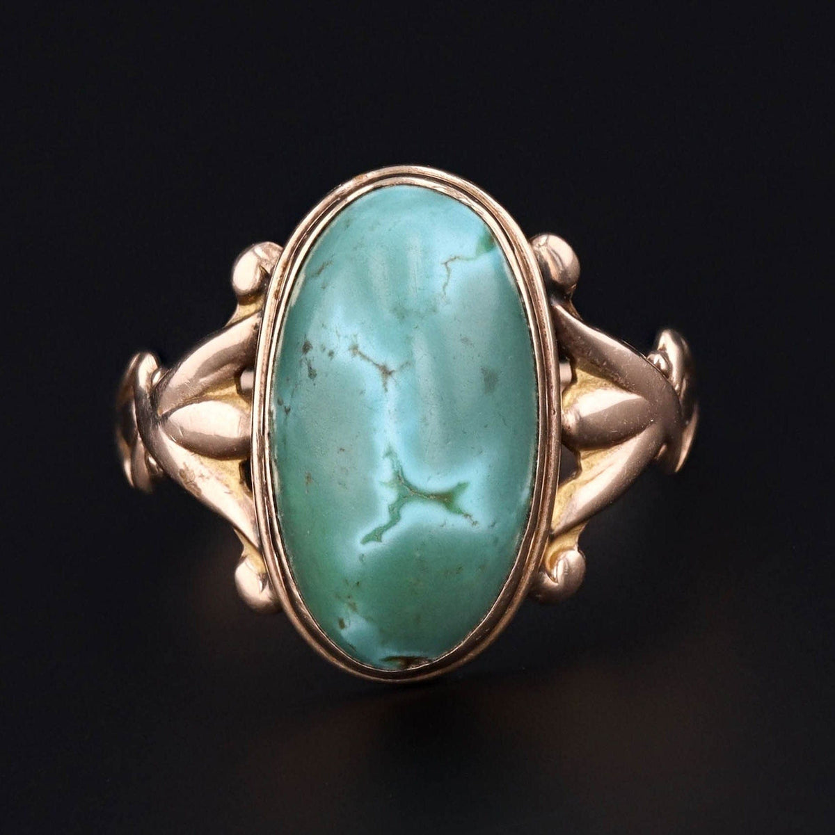 Antique Turquoise Ring | Turquoise Ring - Trademark Antiques