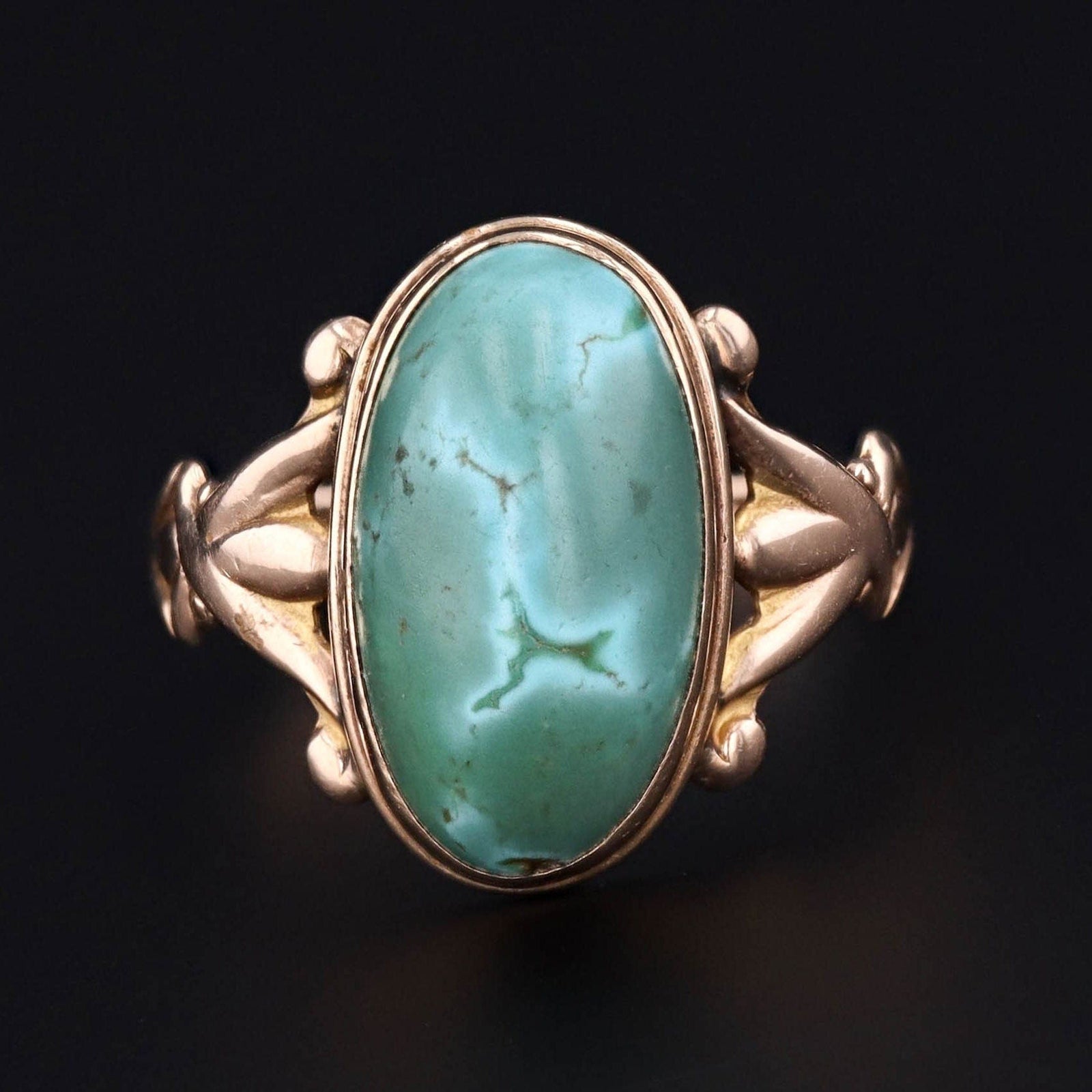 Antique Turquoise Ring | Turquoise Ring - Trademark Antiques