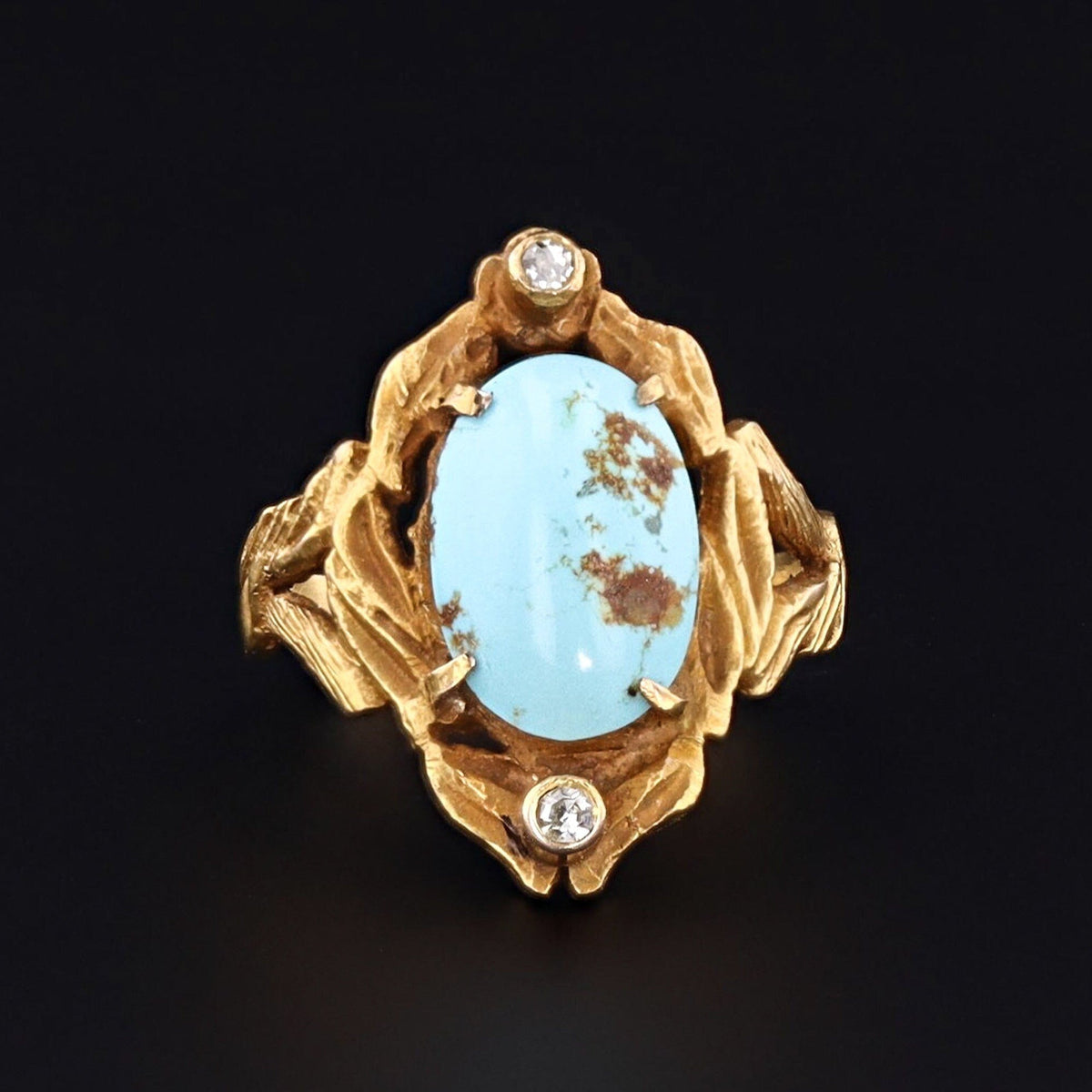 Antique Turquoise Ring | Turquoise Ring - Trademark Antiques