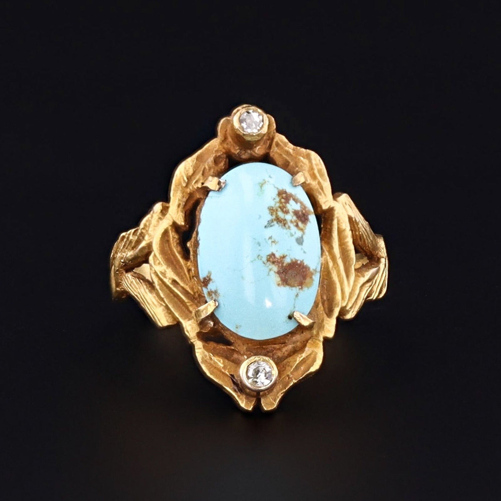 Antique Turquoise Ring | Turquoise Ring - Trademark Antiques