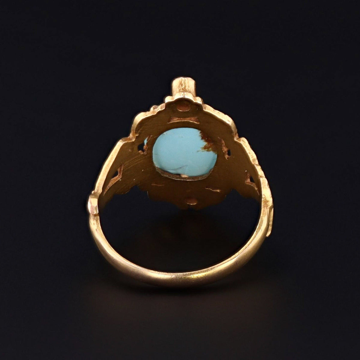 Antique Turquoise Ring | Turquoise Ring - Trademark Antiques