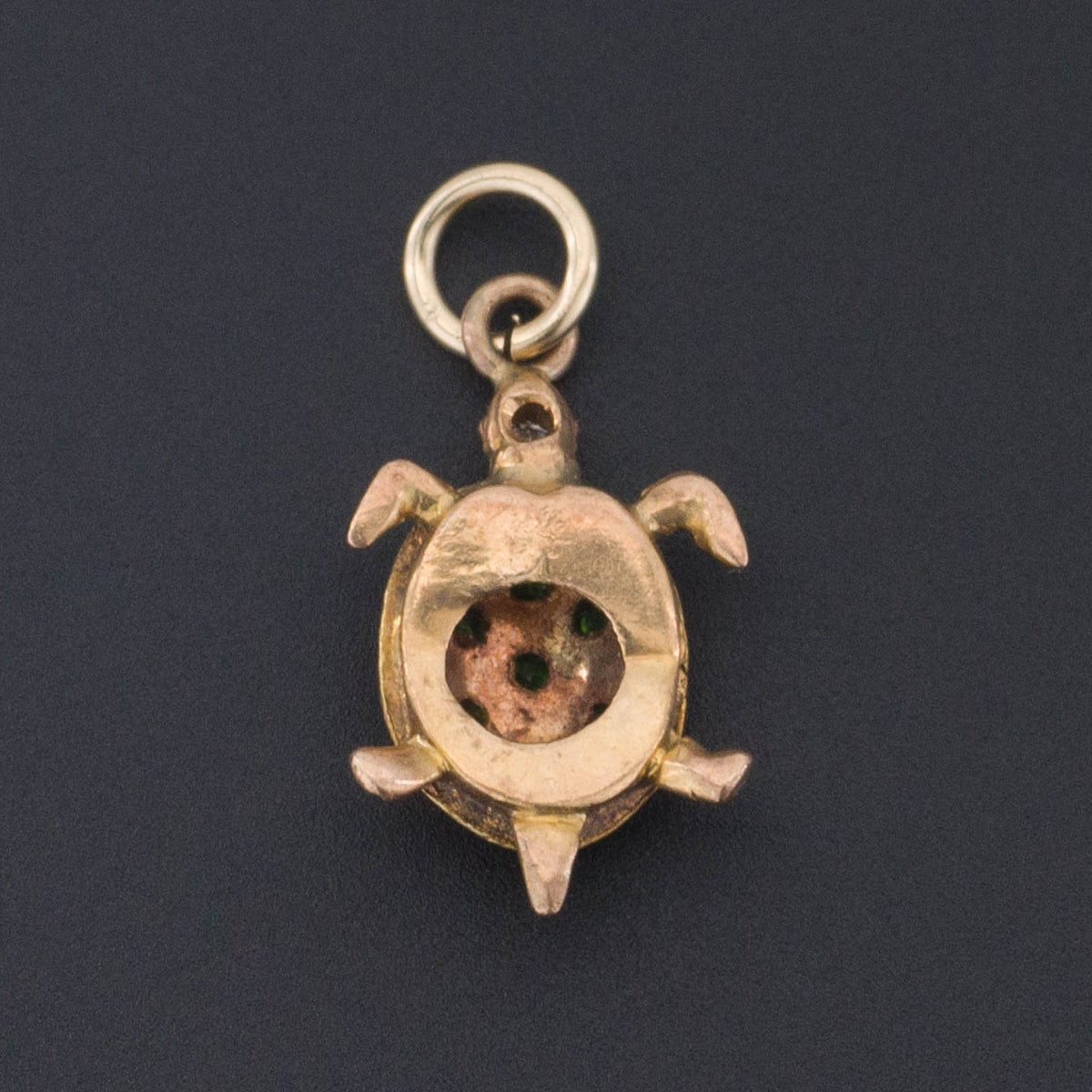 Antique Turtle Charm | 14k Gold Turtle Charm or Pendant - Trademark Antiques