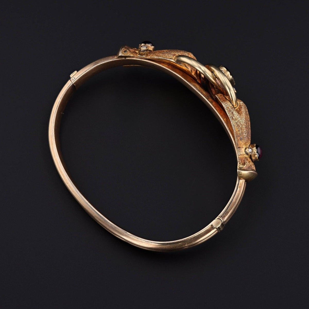 Antique Victorian Bangle | Hand Bangle Bracelet - Trademark Antiques