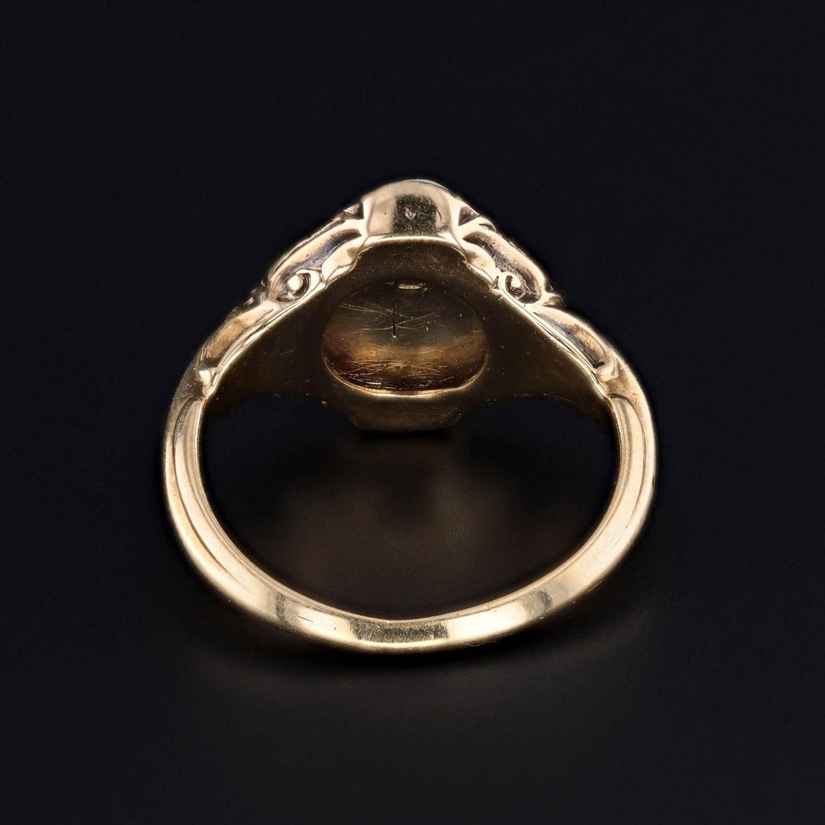 Antique Victorian Pearl and Diamond Ring of 15ct Gold - Trademark Antiques