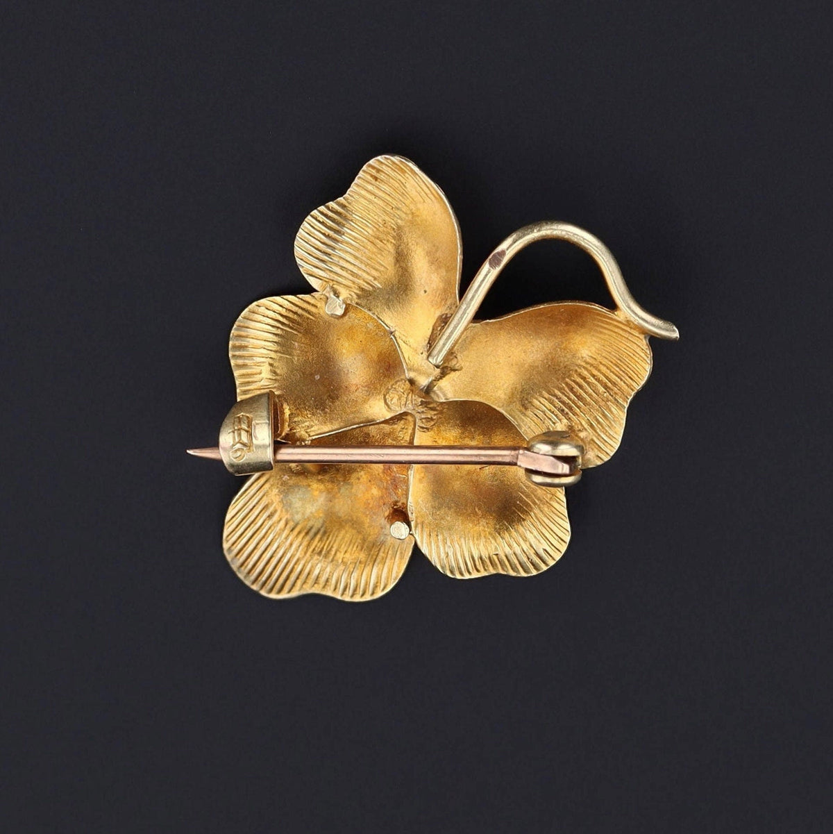 Antique Violet Brooch | Art Nouveau Brooch - Trademark Antiques