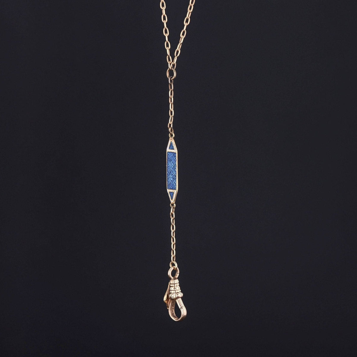 Antique Watch Chain Necklace | 10k Gold Necklace - Trademark Antiques