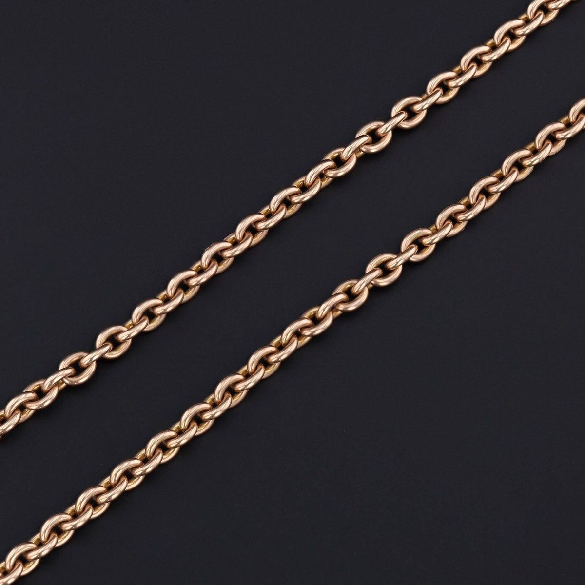 Antique Watch Chain Necklace | Chunky 14k Gold Watch Chain - Trademark Antiques