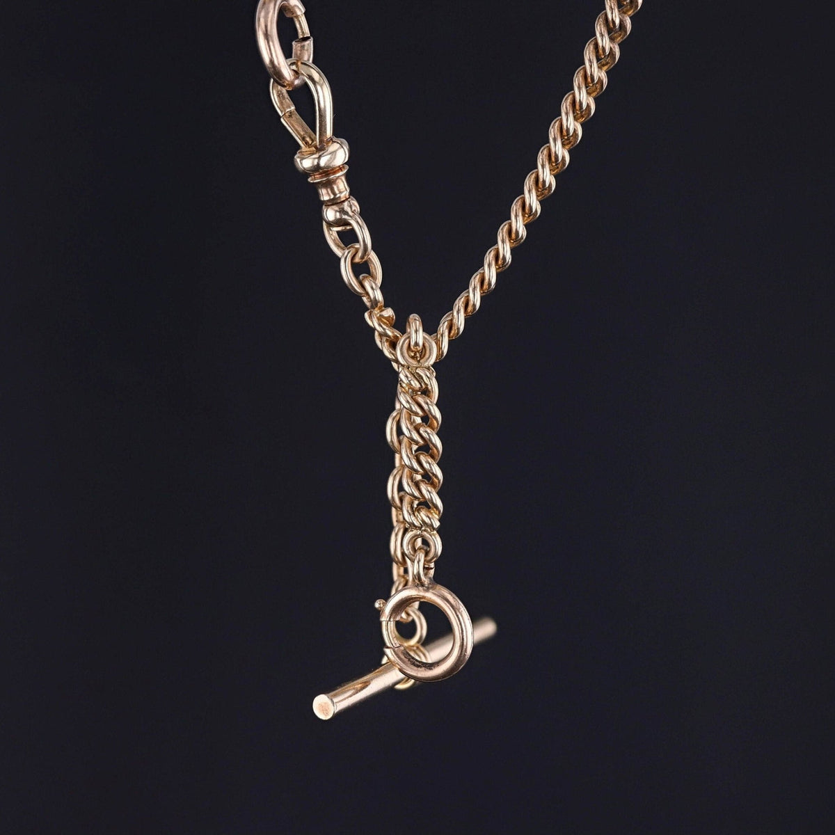 Antique Watch Chain Necklace of 15ct Gold - Trademark Antiques