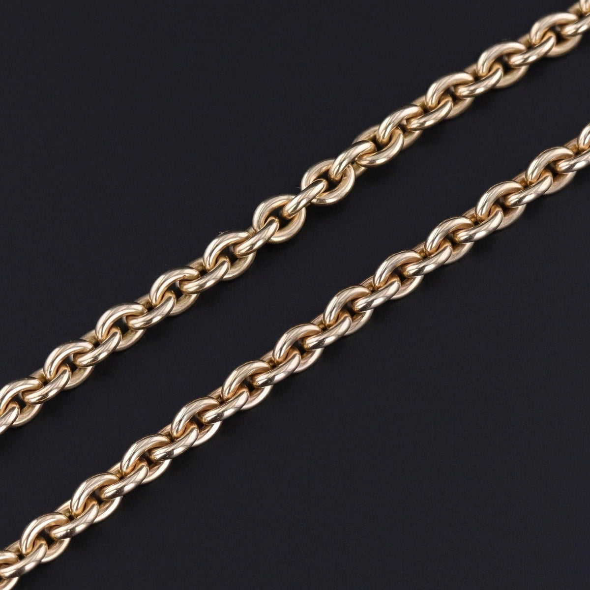 Antique Watch Chain of 14k Gold - Trademark Antiques