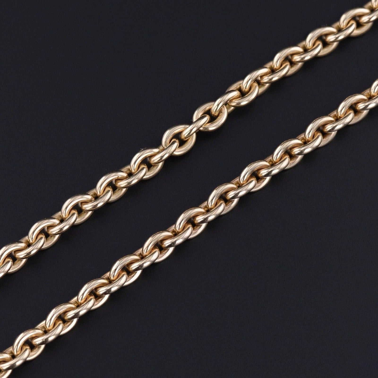 Antique Watch Chain of 14k Gold - Trademark Antiques