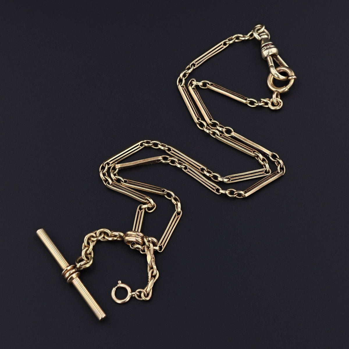 Antique Watch Chain of 14k Gold - Trademark Antiques
