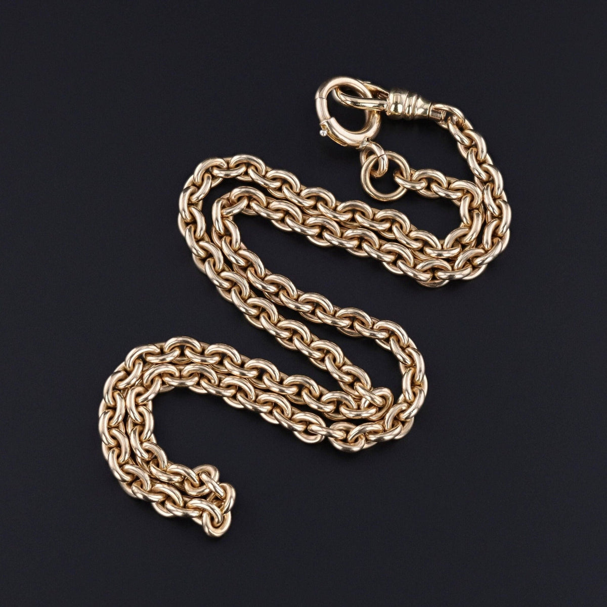 Antique Watch Chain of 14k Gold - Trademark Antiques