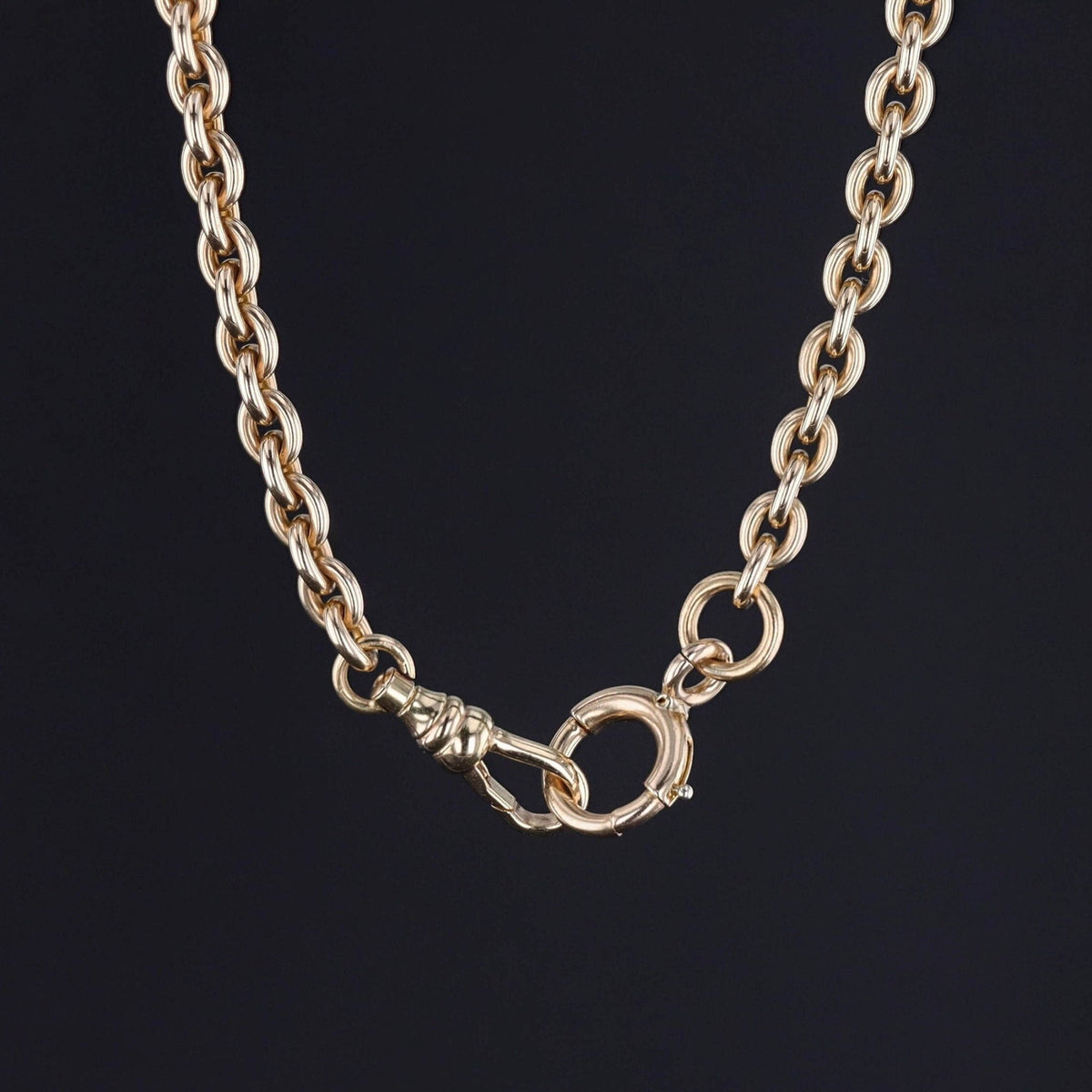 Antique Watch Chain of 14k Gold - Trademark Antiques