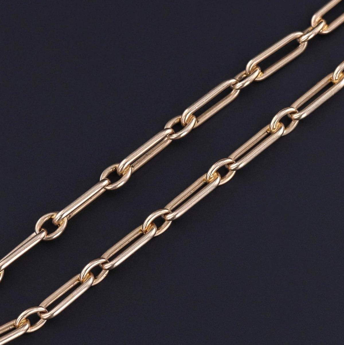 Antique Watch Chain of 14k Gold - Trademark Antiques