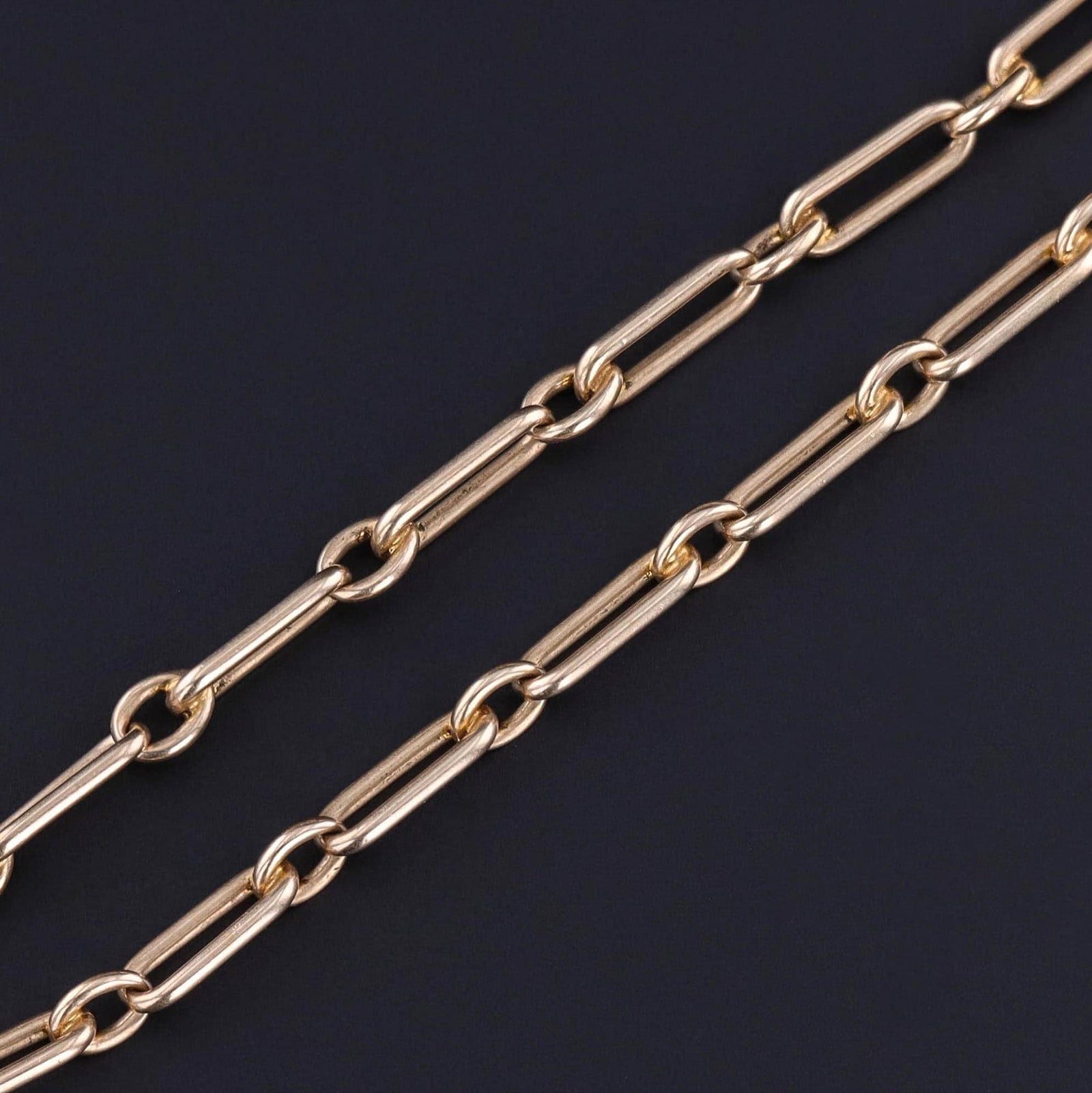 Antique Watch Chain of 14k Gold - Trademark Antiques