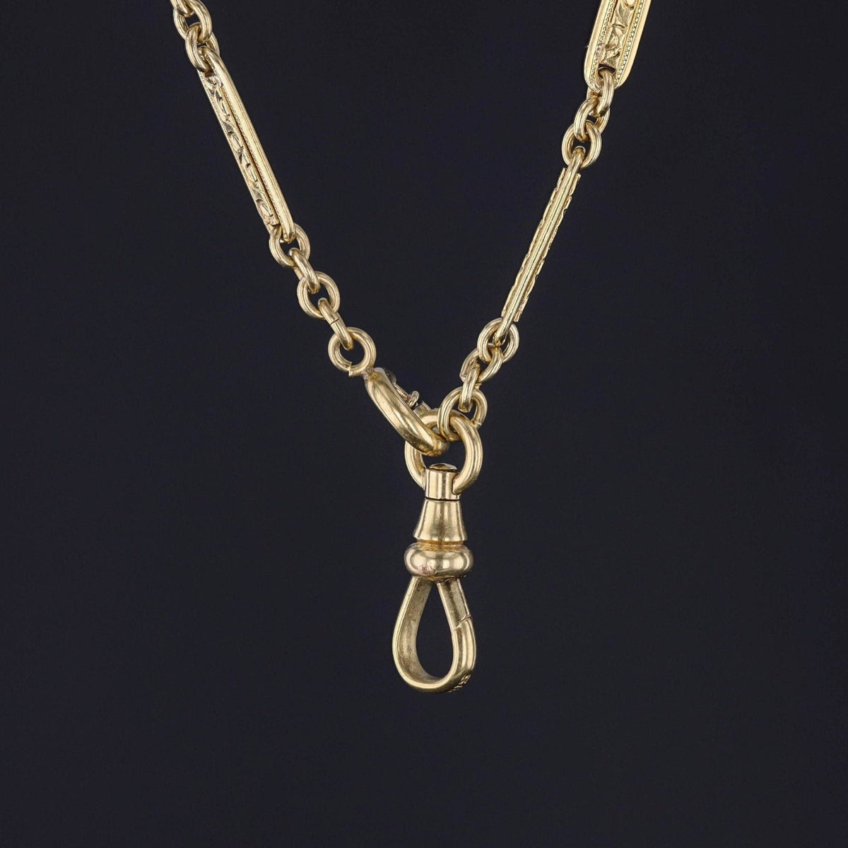 Antique Watch Chain of 14k Gold - Trademark Antiques
