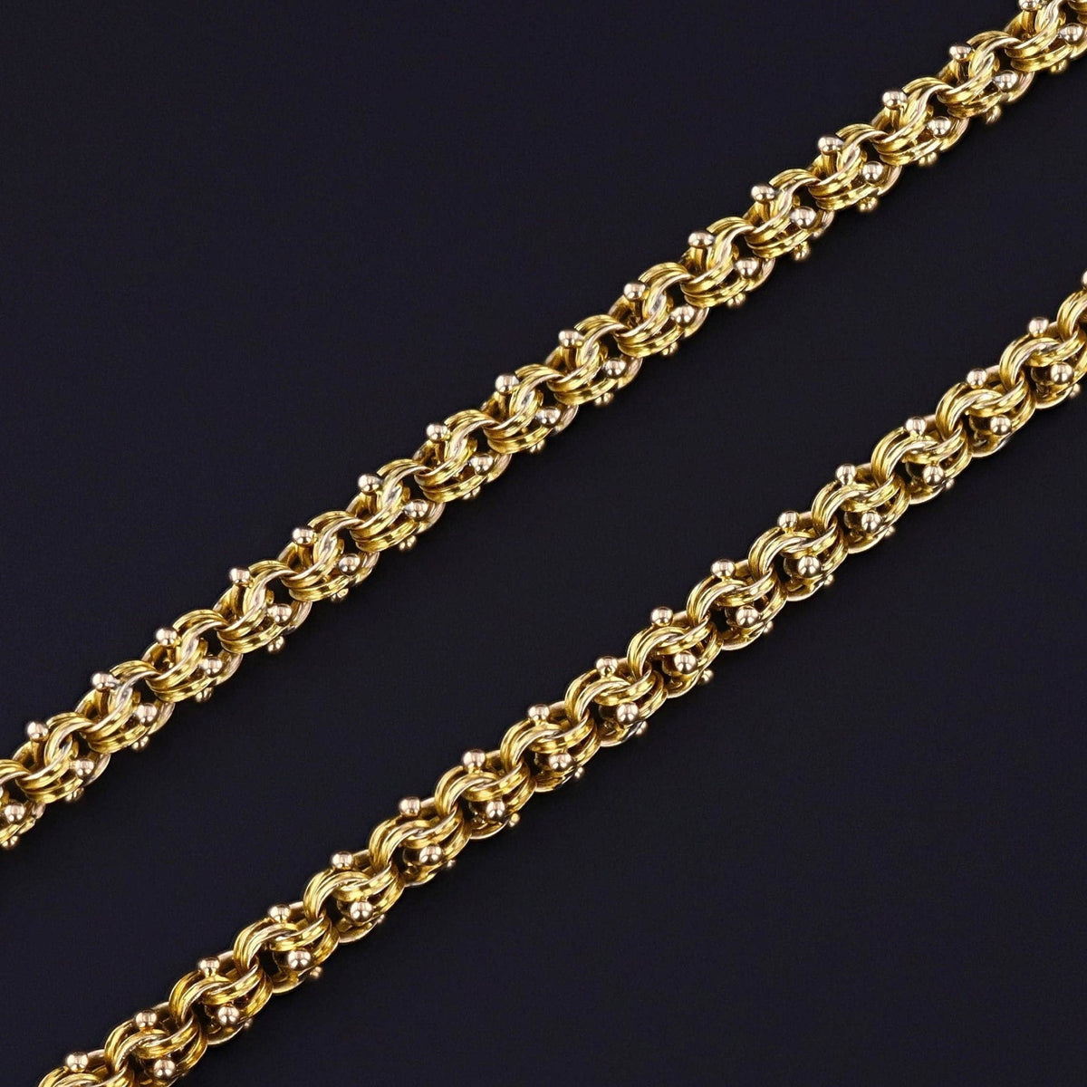 Antique Watch Chain of 9ct Gold - Trademark Antiques