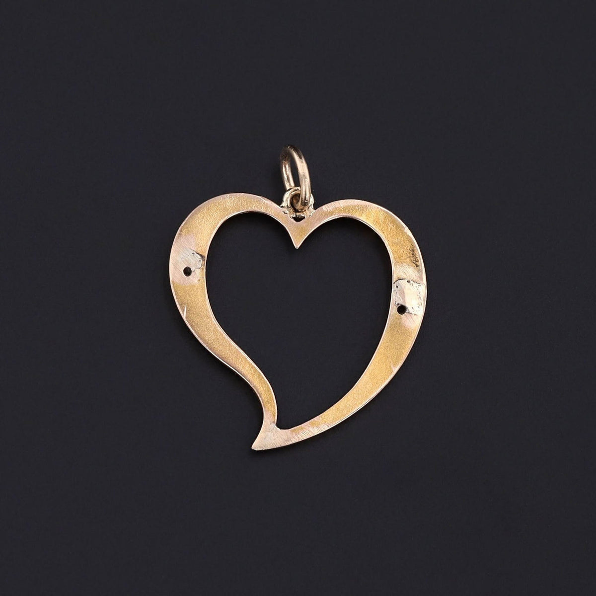 Antique Witch's Heart Conversion Pendant of 14k Gold - Trademark Antiques