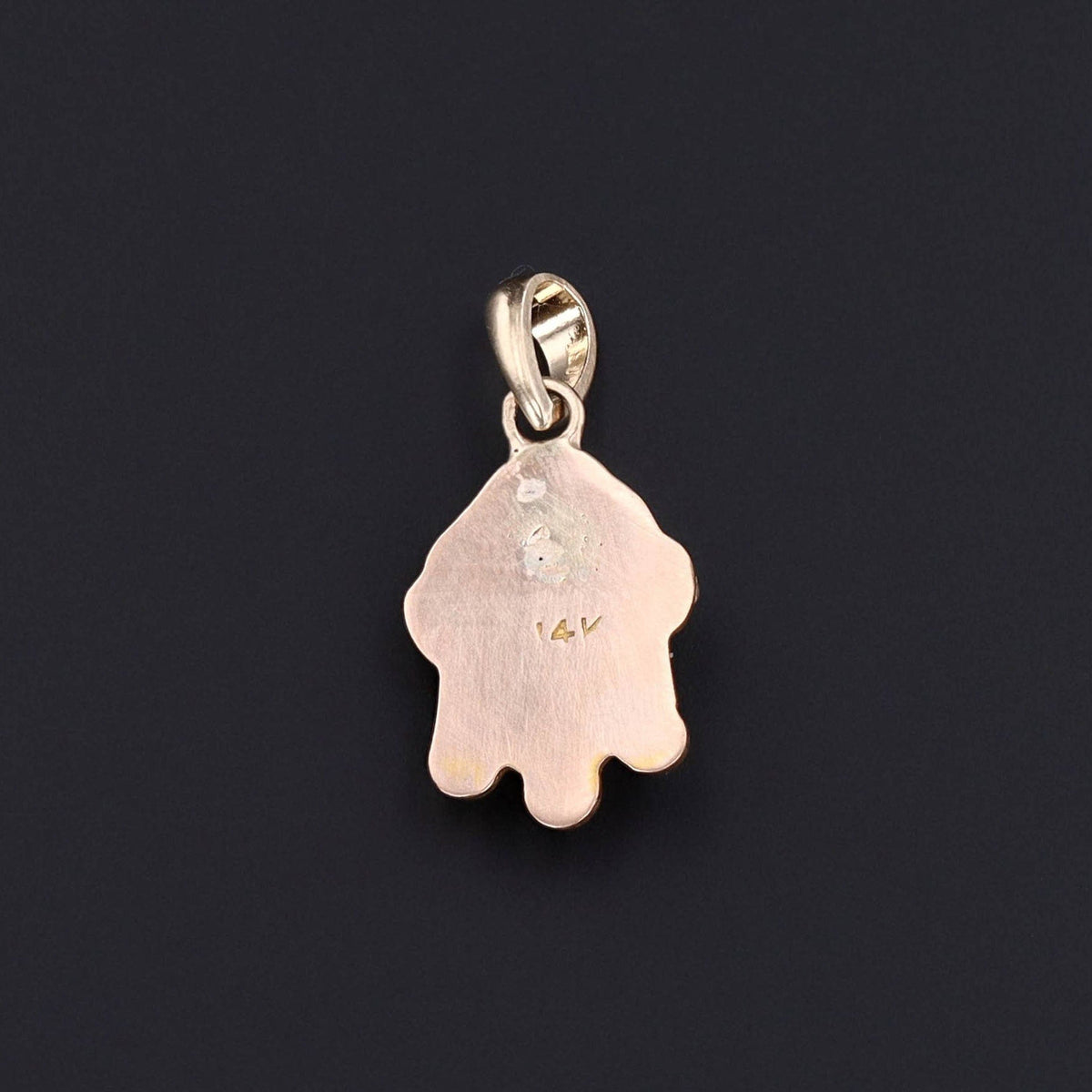 Antique Woman Conversion Charm 14k Gold - Trademark Antiques