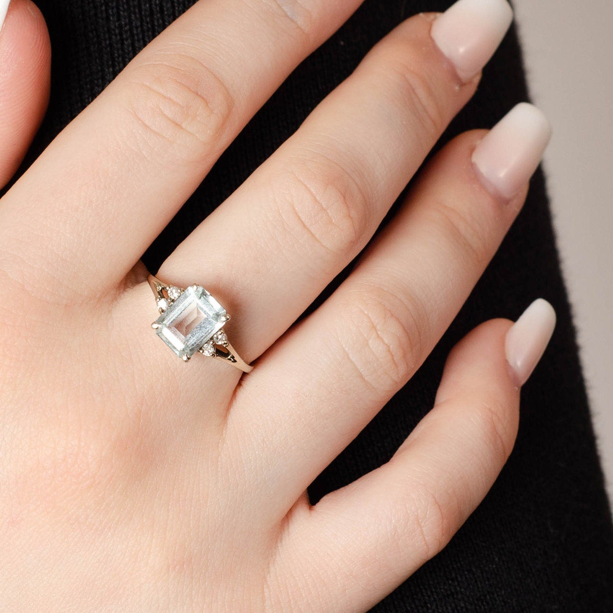 Aquamarine Ring | Vintage Ring - Trademark Antiques
