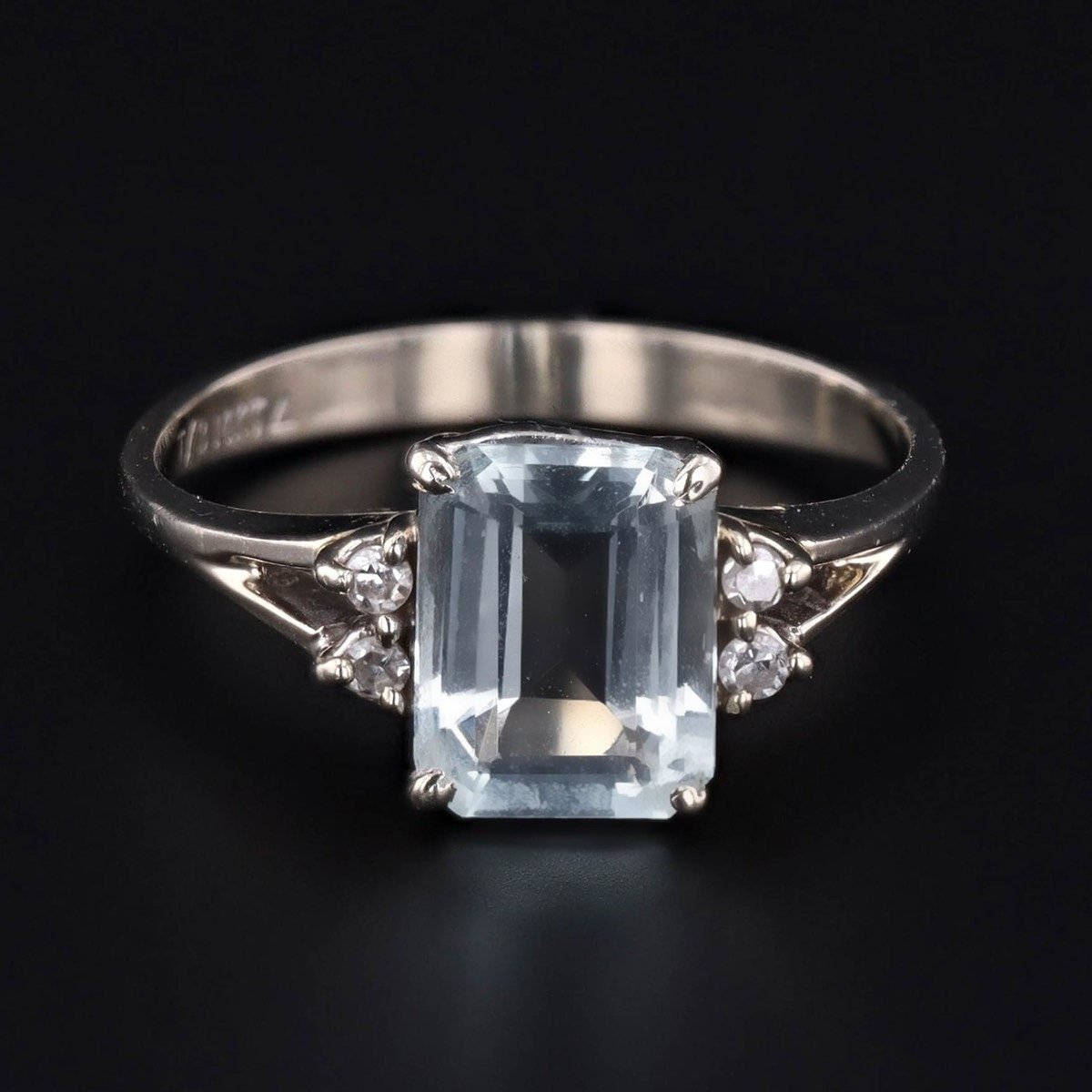 Aquamarine Ring | Vintage Ring - Trademark Antiques