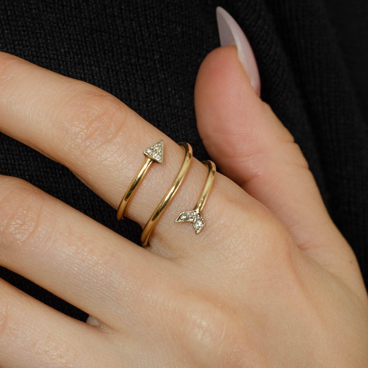Arrow Ring | Vintage Arrow Ring - Trademark Antiques