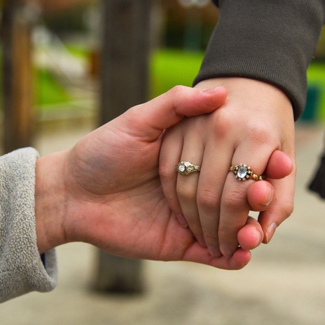 Art Deco Engagement Ring | Vintage Engagement Ring - Trademark Antiques