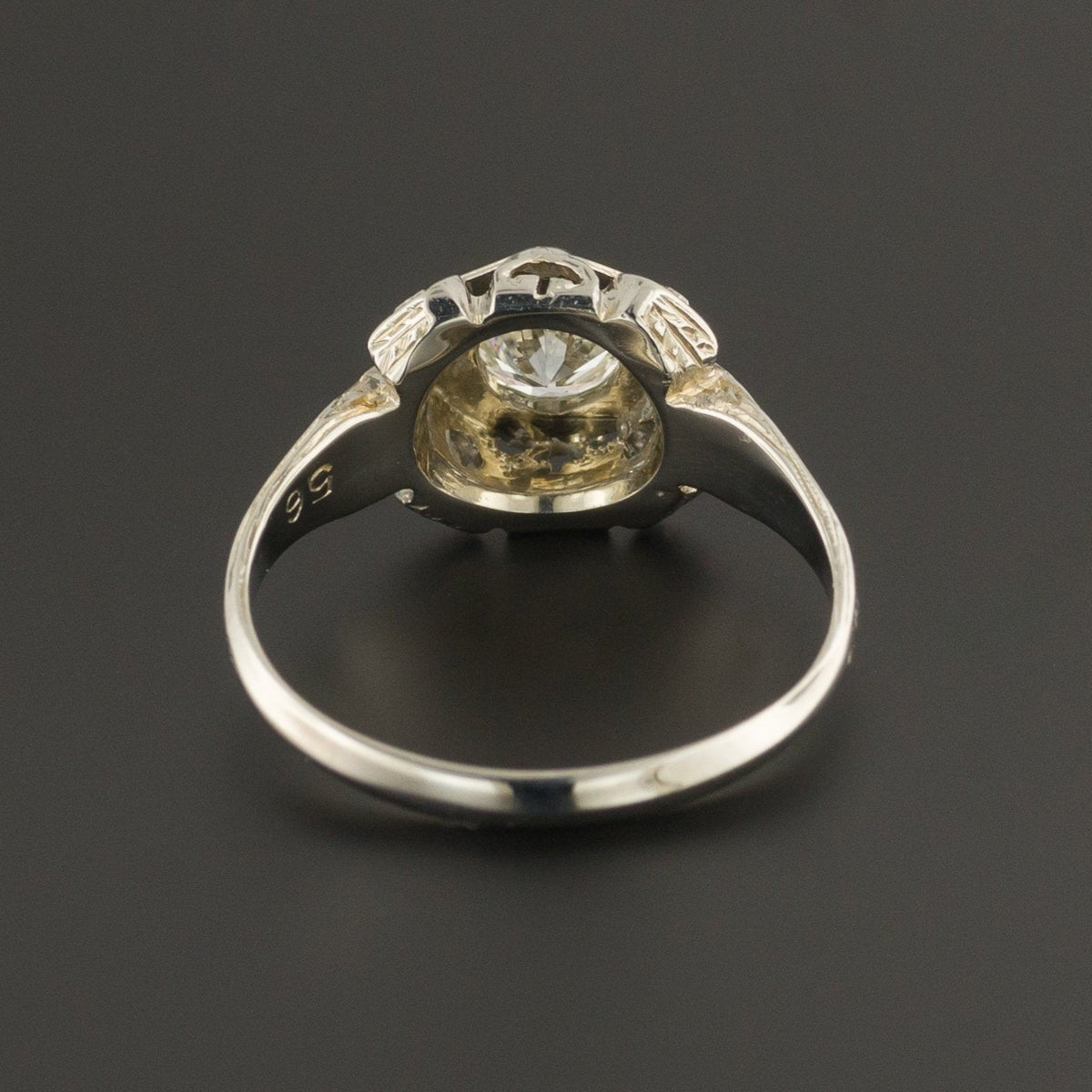 Art Deco Engagement Ring | Vintage Engagement Ring - Trademark Antiques
