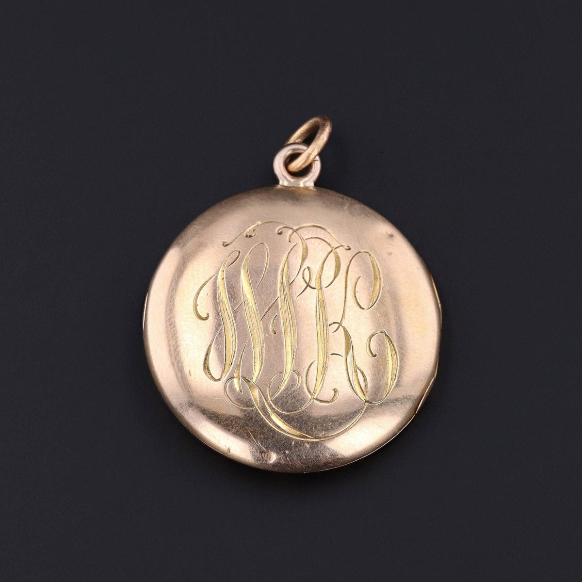 Art Nouveau Locket of 9ct Gold - Trademark Antiques