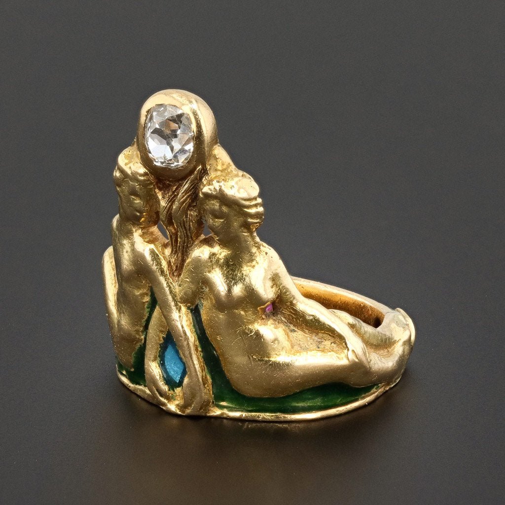 Art Nouveau Ring | Antique Ring - Trademark Antiques
