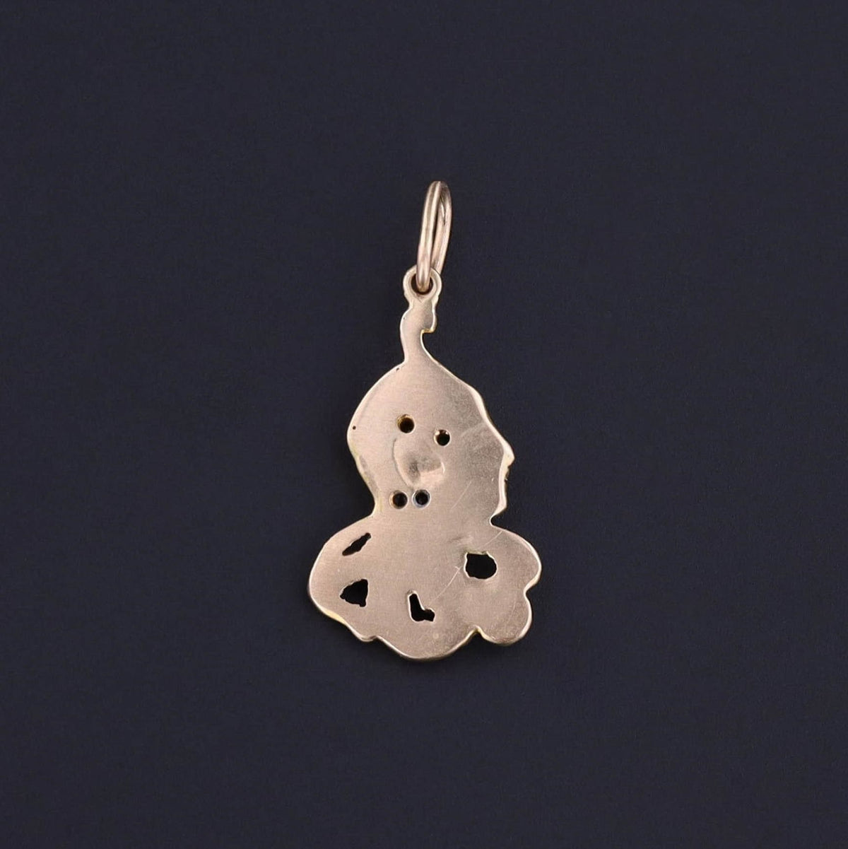 Art Nouveau Woman Charm of 14k Gold - Trademark Antiques