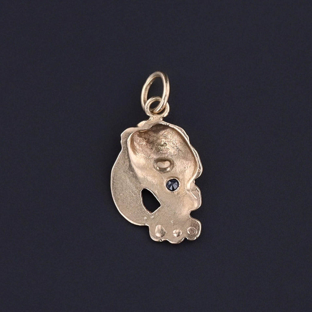 Art Nouveau Woman Charm of 14k Gold - Trademark Antiques