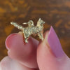 Vintage Cat Charm of 14k Gold