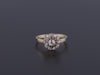 Antique Diamond Conversion Ring of 14k and 18k Gold