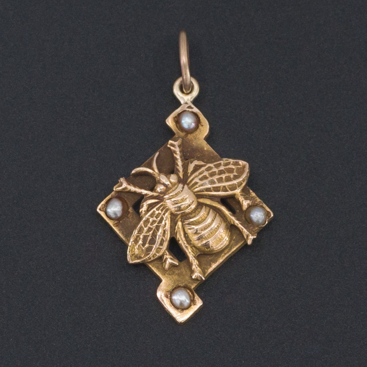 Bee Charm | 10k Gold Bee Charm or Pendant - Trademark Antiques
