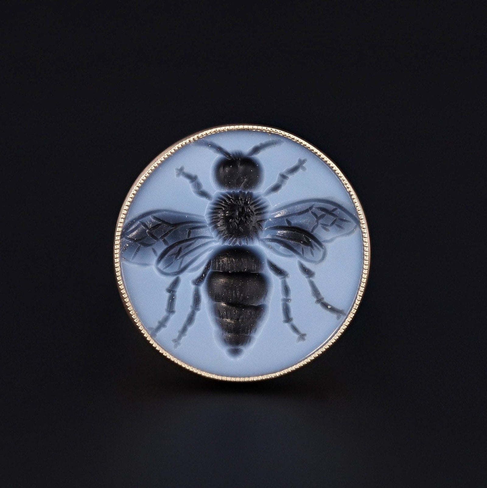 Bee Ring | Intaglio Ring - Trademark Antiques