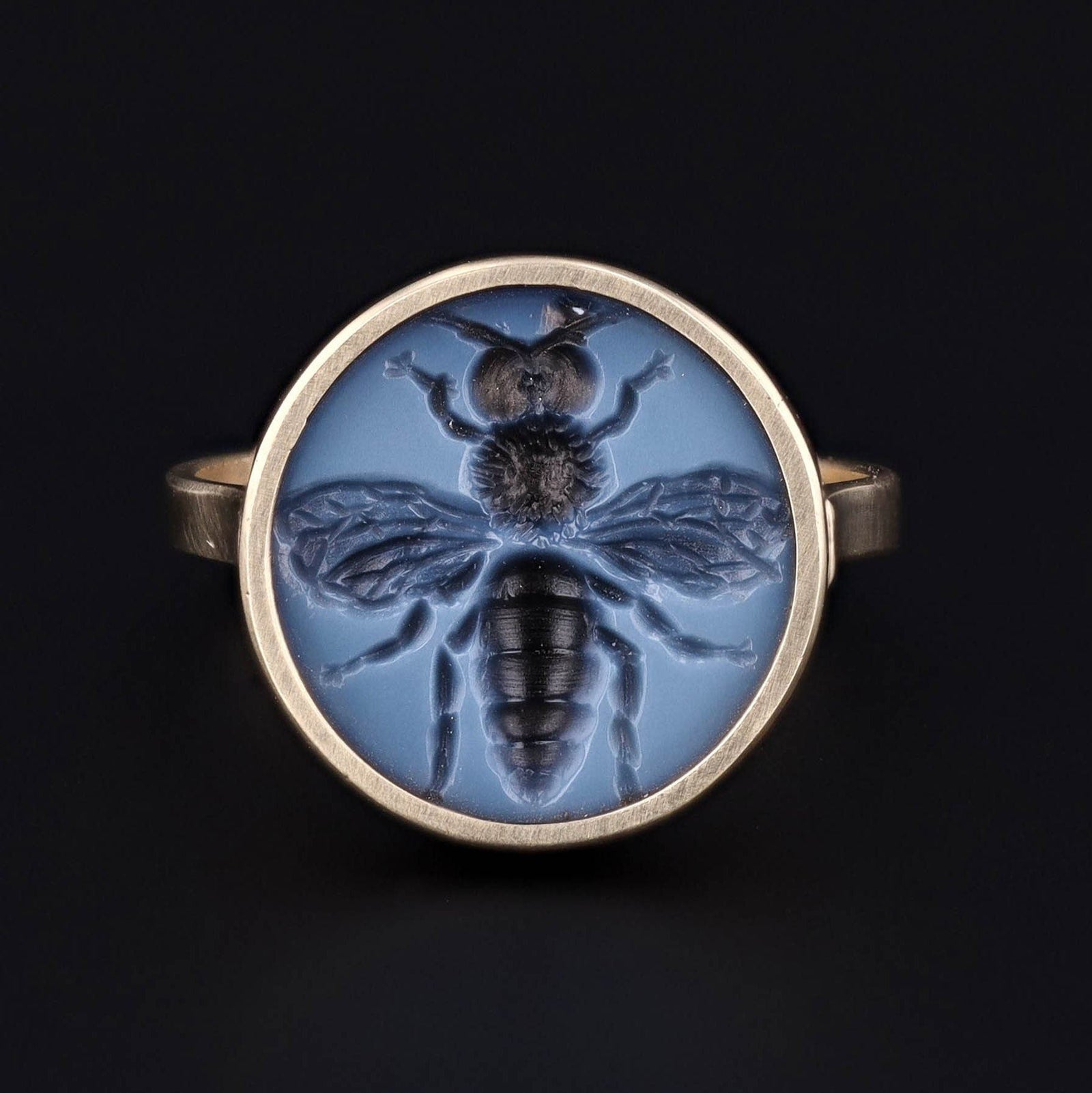 Bee Ring | Intaglio Ring - Trademark Antiques