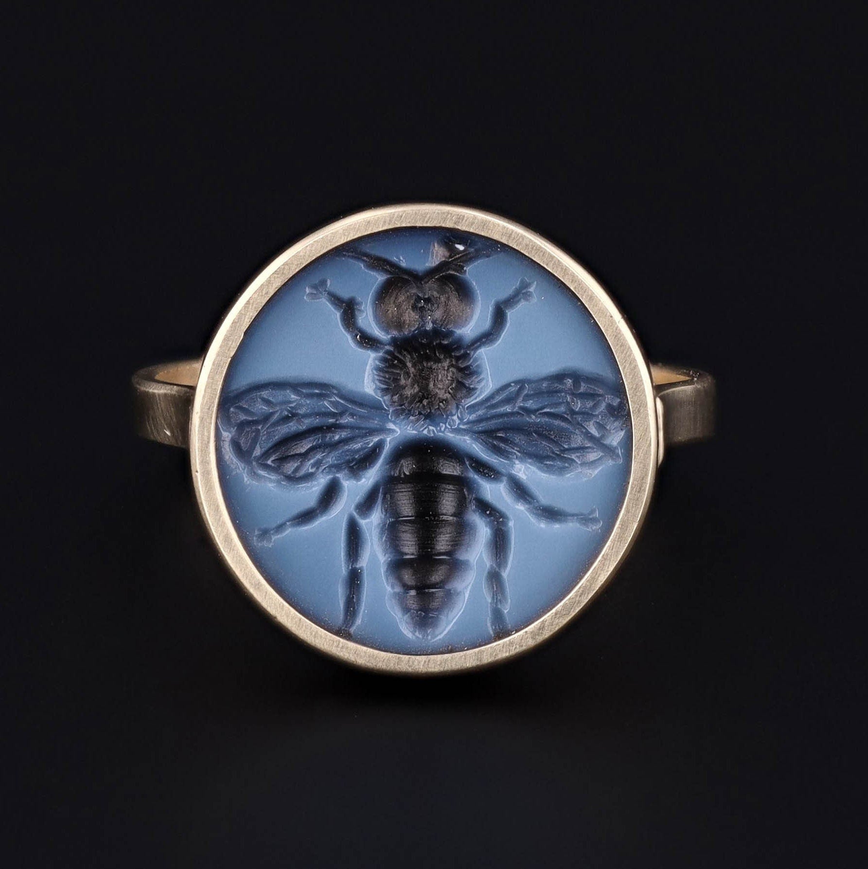 Bee Ring | Intaglio Ring - Trademark Antiques