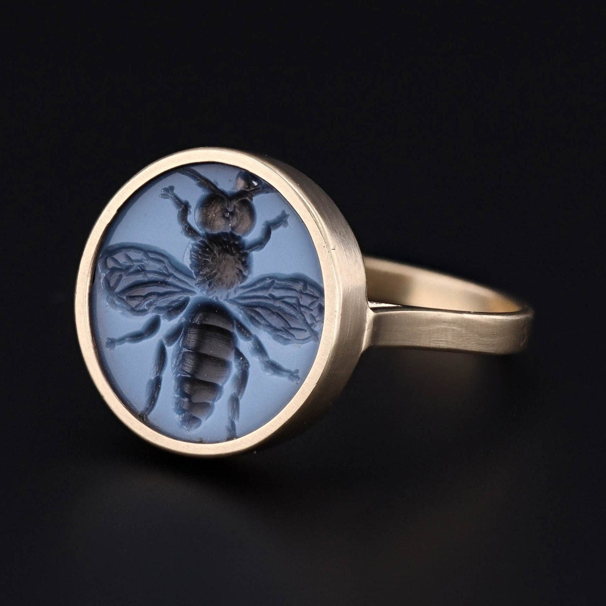 Bee Ring | Intaglio Ring - Trademark Antiques