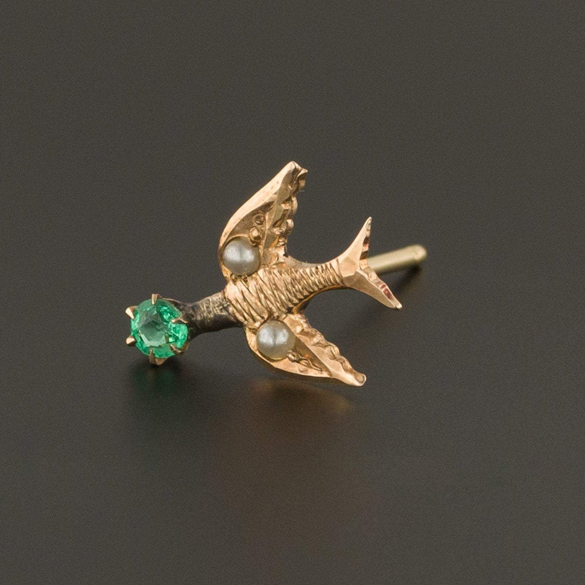 Bird Earring | Single Stud Earring - Trademark Antiques