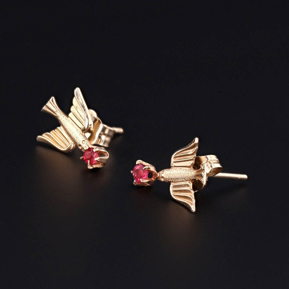 Bird Earrings | Sparrow Earrings - Trademark Antiques