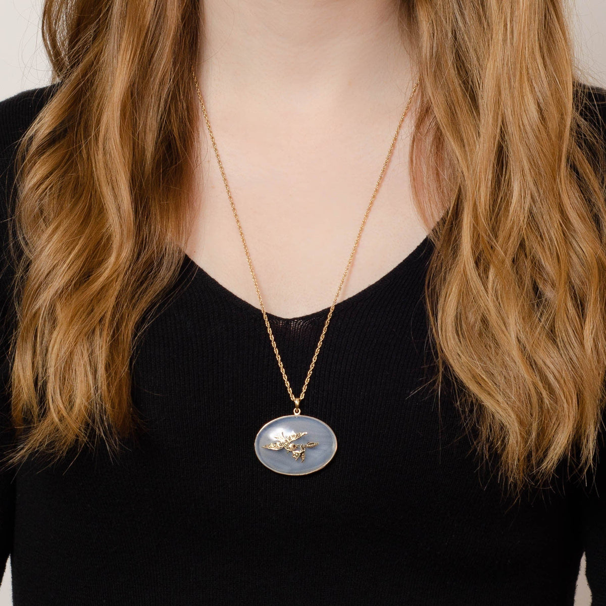 Bird Pendant | Antique Necklace - Trademark Antiques