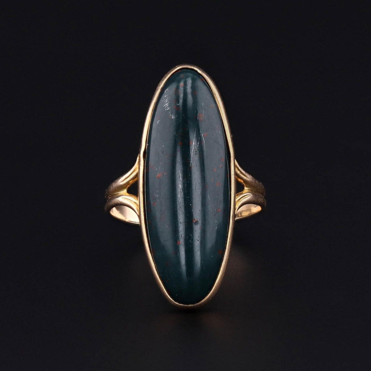 Bloodstone Ring | Antique Bloodstone Ring - Trademark Antiques