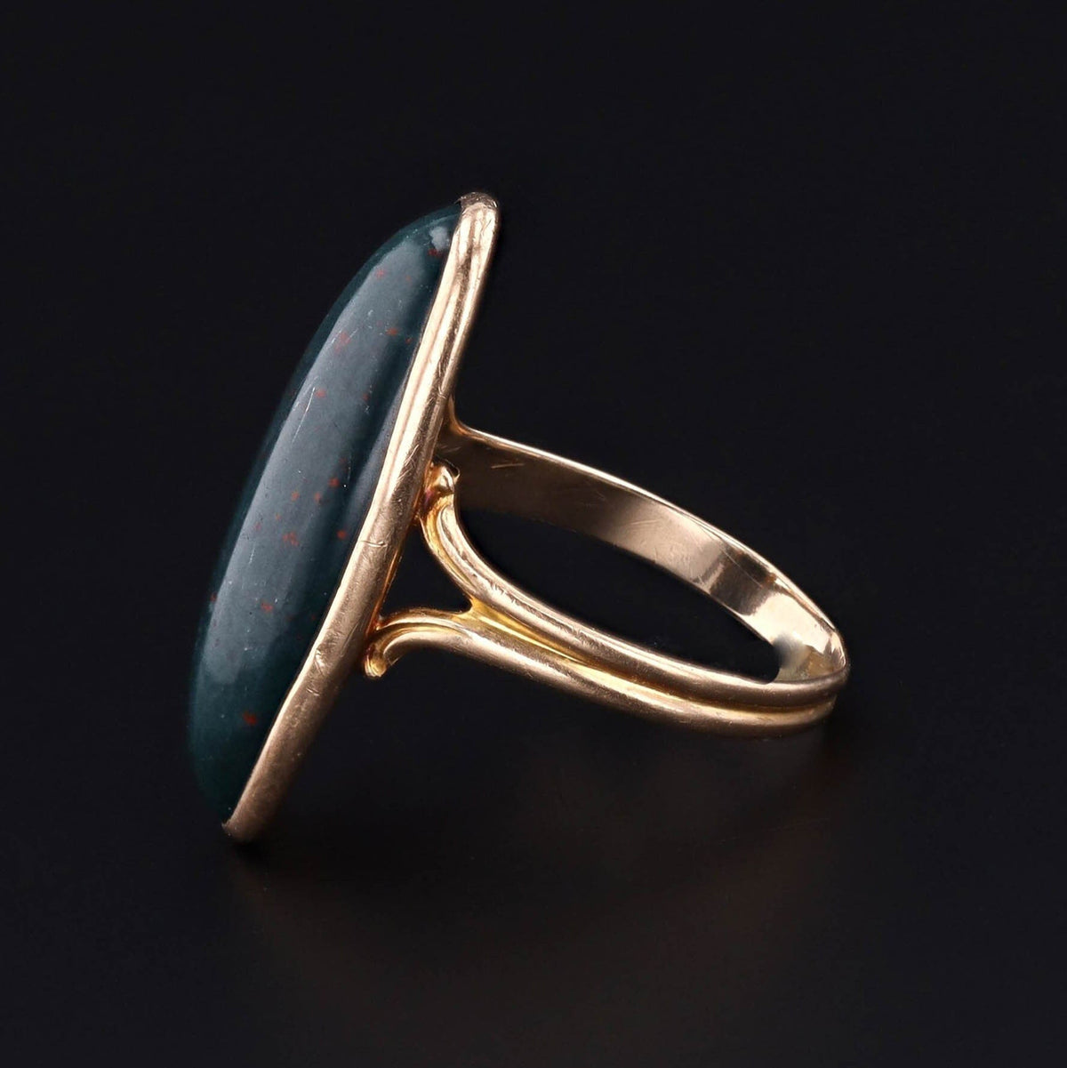 Bloodstone Ring | Antique Bloodstone Ring - Trademark Antiques